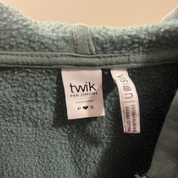 Twik by Simons sage green hoodie small - Picture 3 of 4